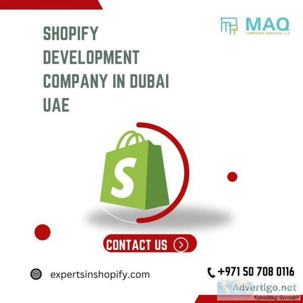 Shopify Development Company In Dubai