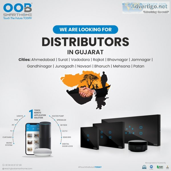 Oob smarthome we are looking for distributor #gujarat #india #sm