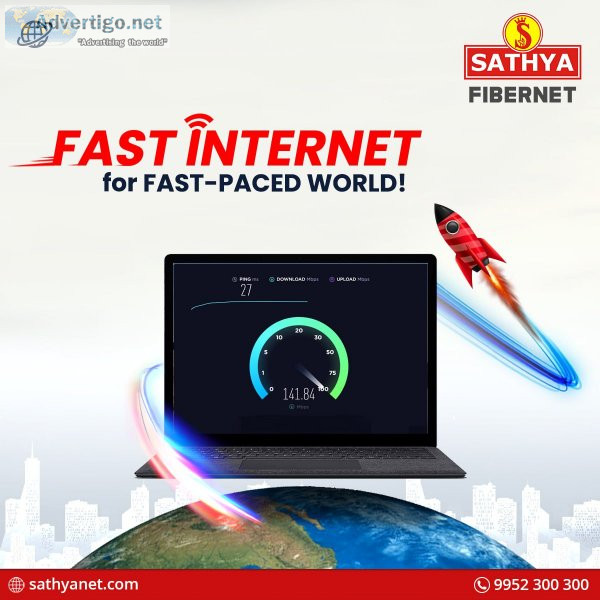 Internet service provider in thoothukudi | sathya fibernet
