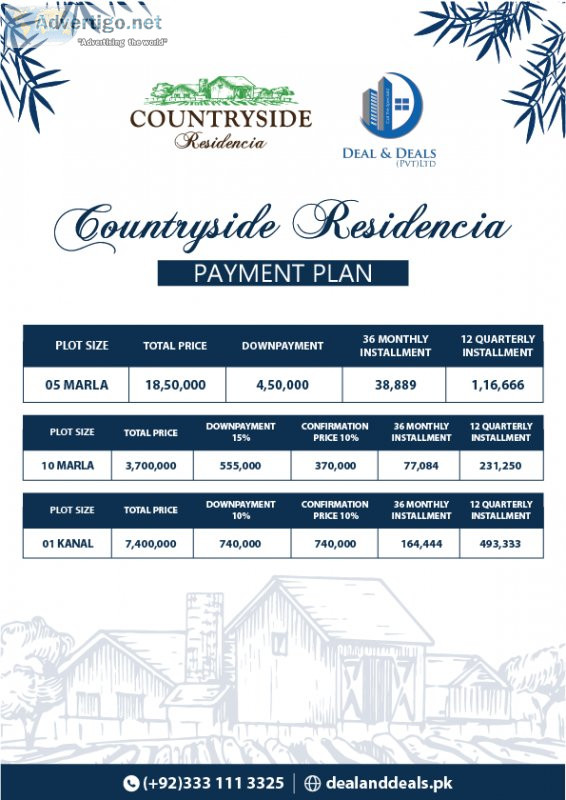 Countryside Residencia islamabad