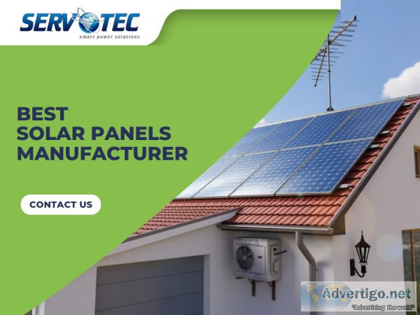 Best solar panels manufacturer in india