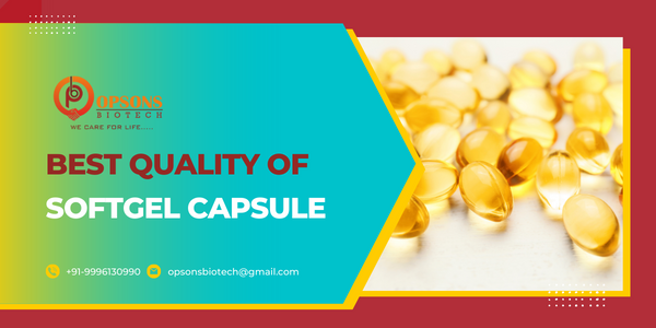 Best quality of softgel capsule