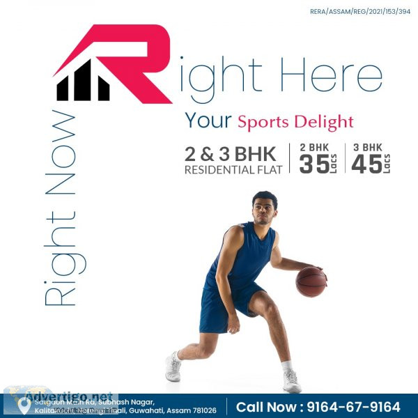 Buy 2 & 3 bhk affordable flats in guwahati by roodraksh group