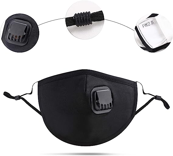 M plus dust mask, breathable reusable face mask