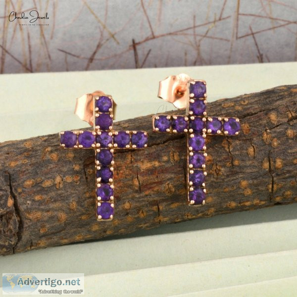 Amethyst earrings