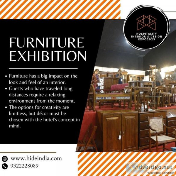 Furniture exhibition in india by hide india expo