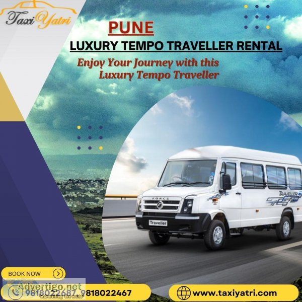 Discover pune in comfort: rent a 17-seater tempo traveller with 