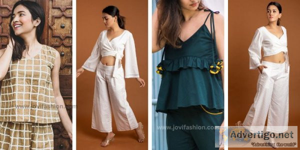 Buy latest designer co-ord sets for women online from jvoi fashi