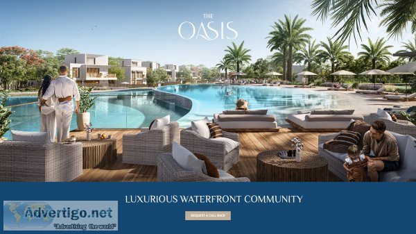 Waterfront villas for sale in the oasis, dubailand