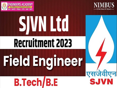 Sjvn jr field engineer 2023 notification