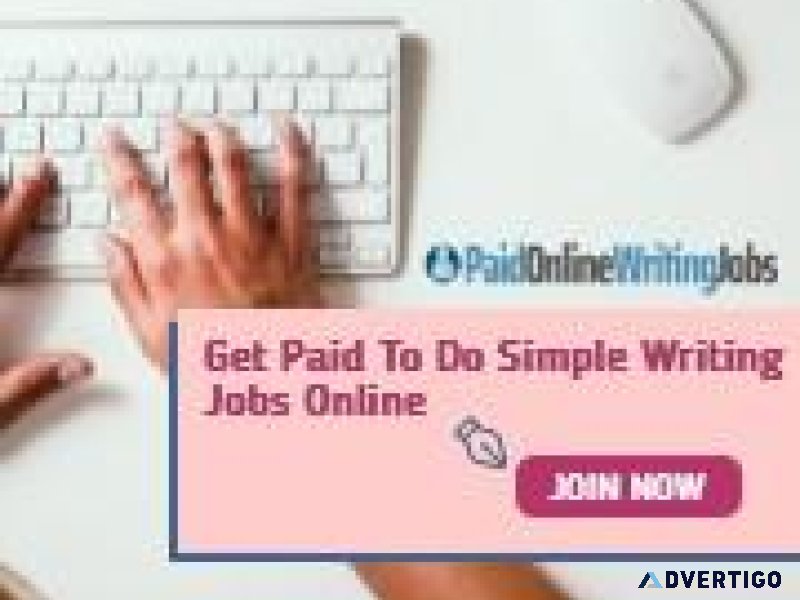 Get Paid to Write - Apply Now