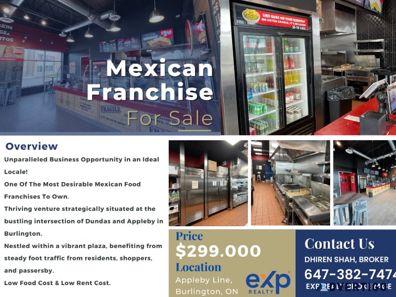 Famous Mexican franchise for sale