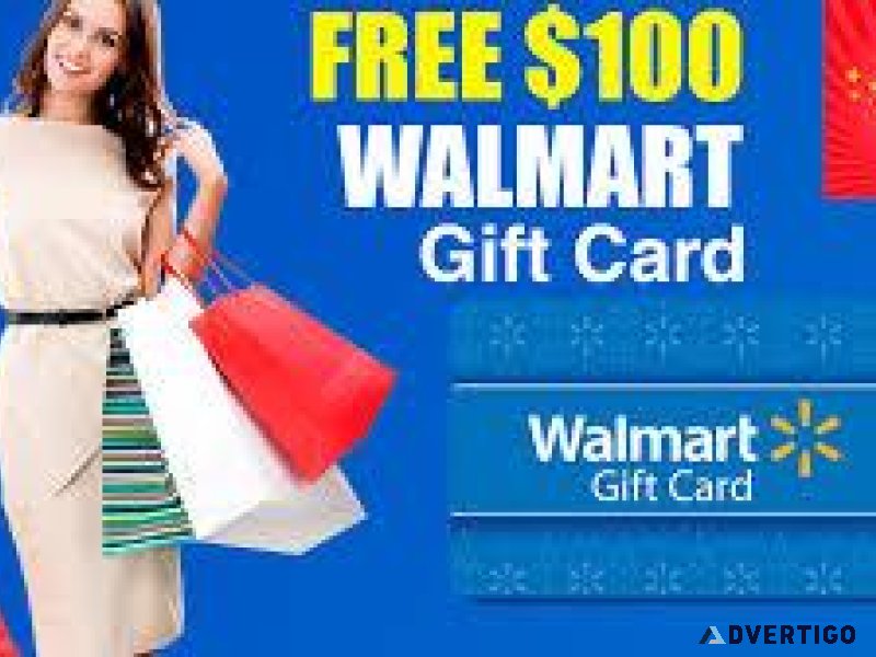 Get Free Qualify to get 100 Walmart Gift Card