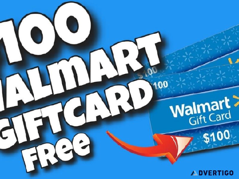 Get a 100 Walmart Gift Card 