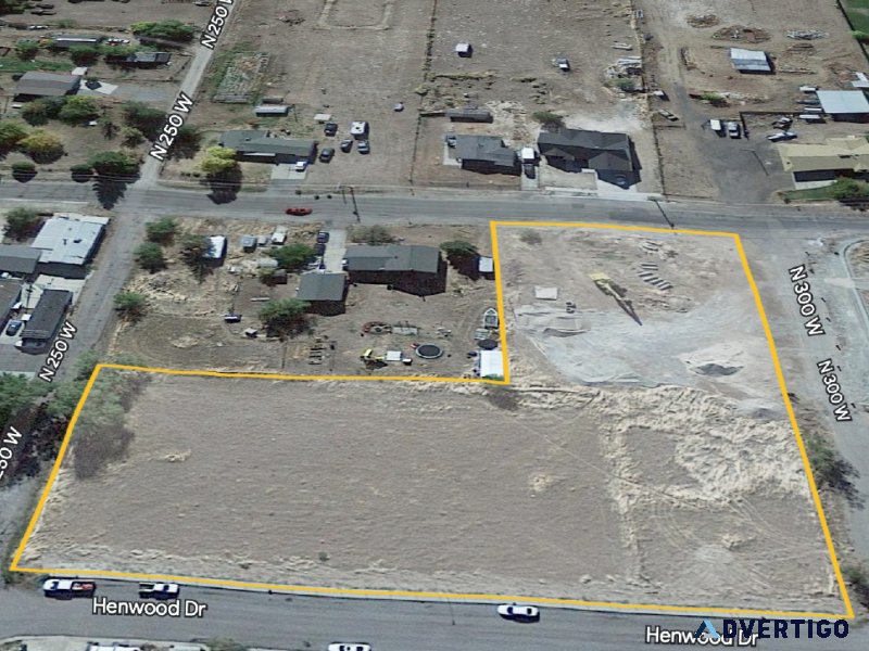 400 North 250 West - Tooele High Density Residential Lot