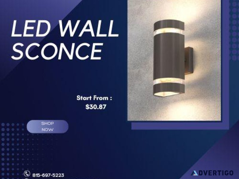 LED Wall Sconce Bright and Stylish Lighting