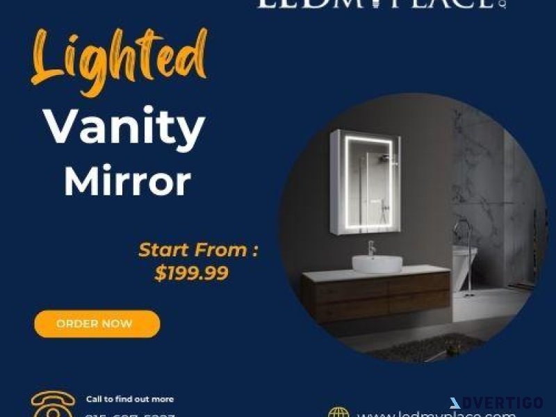 Radiant Reflections of The Illuminated Lighted Vanity Mirror