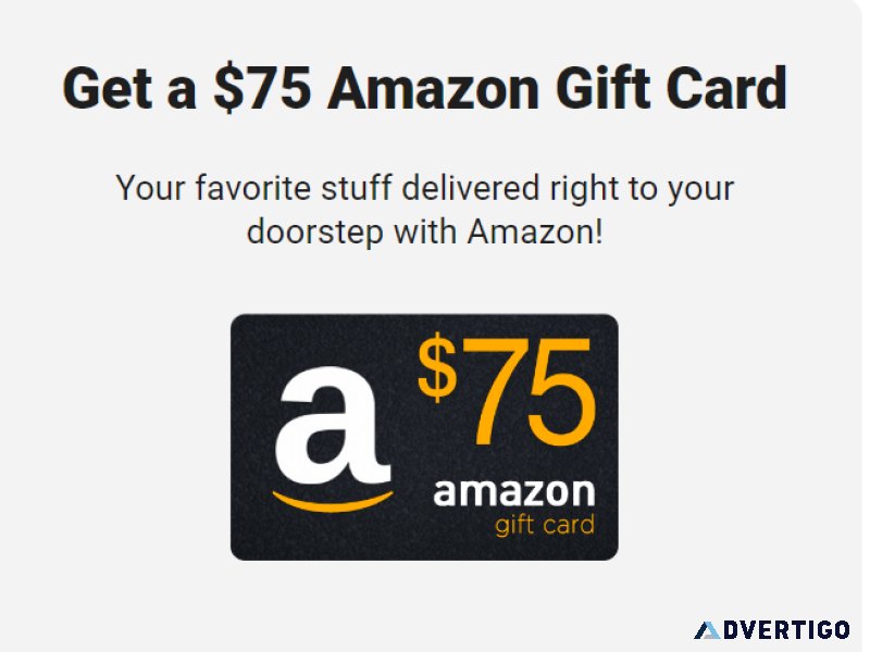 AMAZON 75 GIFT CARD