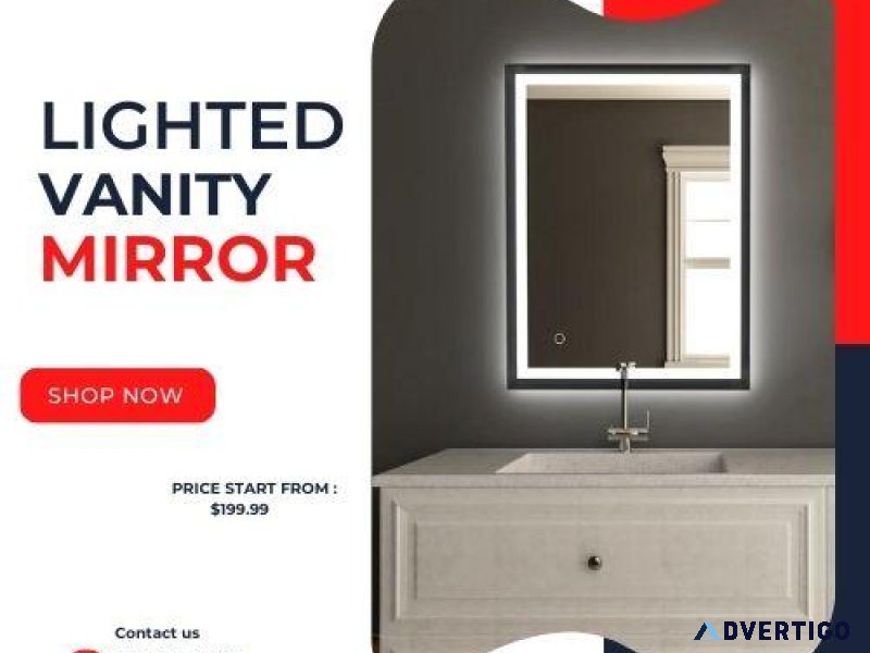 Luminous Reflections The Lighted Vanity Mirror