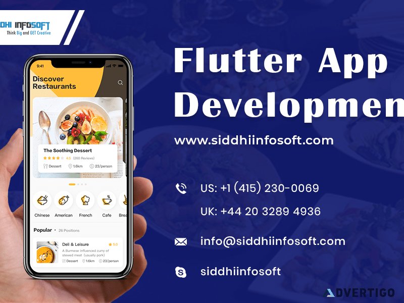 Siddhi infosoft - flutter app development services in usa