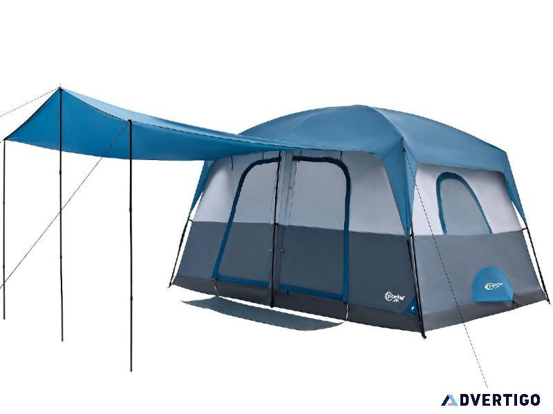 PORTAL 10 Person Family Cabin Tent With Porch