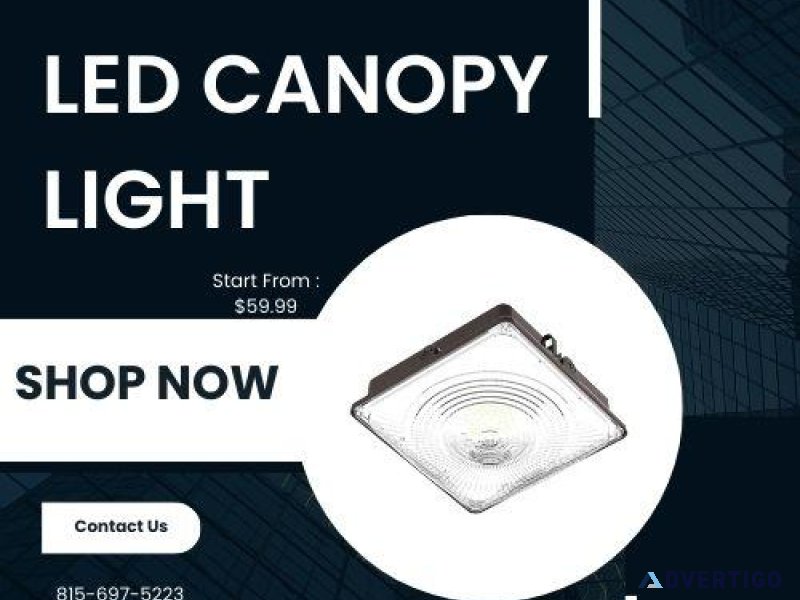 Illuminate Your Space with Precision LED Canopy Lights