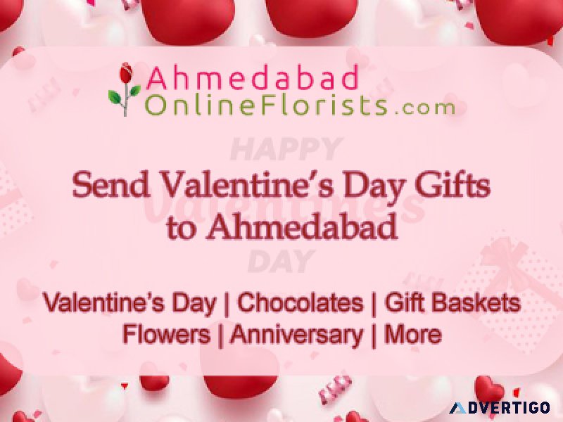 Send valentine s day gifts to ahmedabad