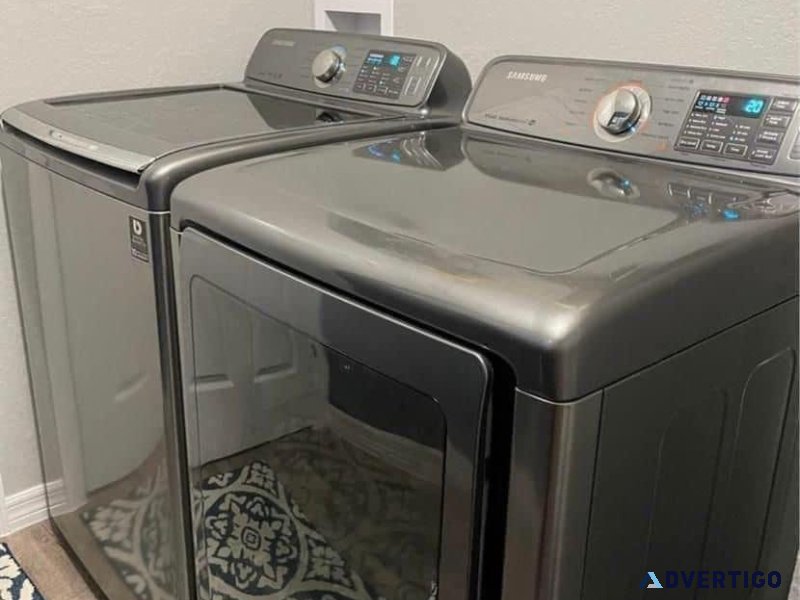 Washer and dryer set available