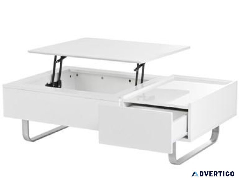 Coffee Table with Lifted Tabletop
