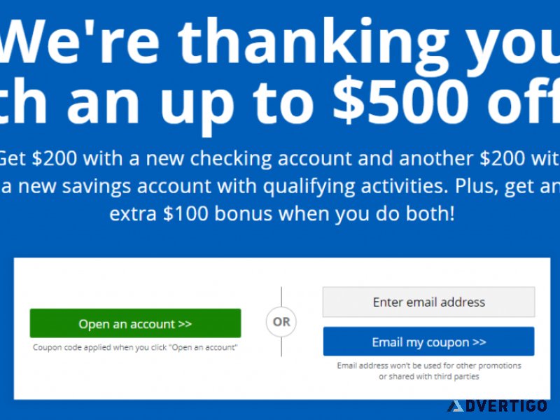 Get 500 for your Chase Account