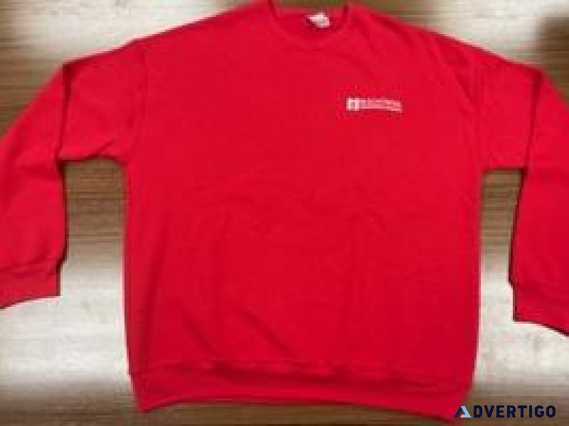 Red Madonna Rehabilitation Hospitals Crew Neck