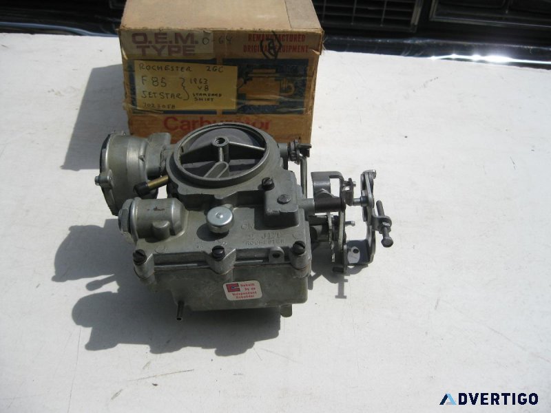 1963 V8 F 85 and JETSTAR REMANUFACTURED carburetor