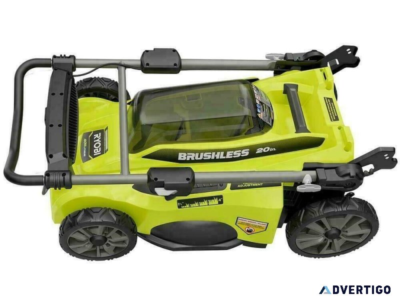 Ryobi 40 volt brushless electric lawn mower