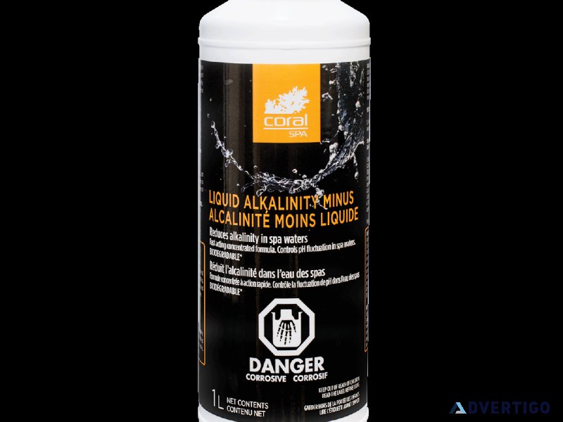 Coral Spa Liquid Alkalinity Minus 1L
