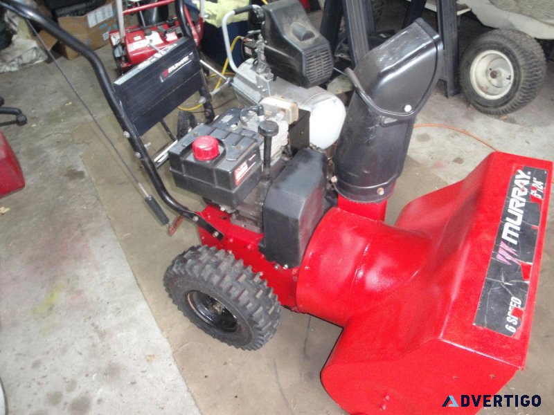 24&rdquo Murray 5 Hp Easy Pull-Start 2-stage Snowblower