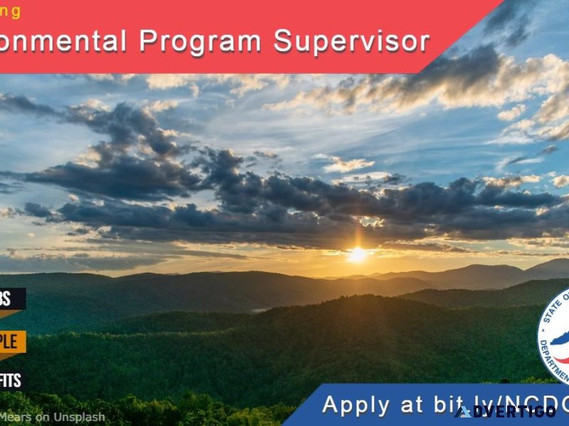 Environmental Program Supervisor - New Higher Salary