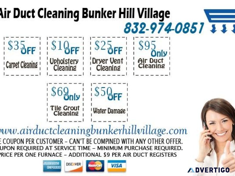 Air Duct Cleaning Bunker Hill Village TX