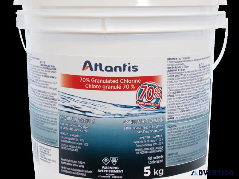 Atlantis 70% Granulated Chlorine 5KG