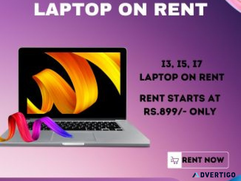 Rent a i3, i5, i7 laptop in mumbai starts at rs899/-