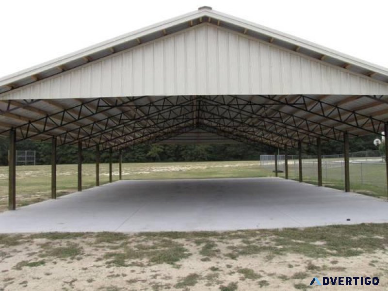 we sell trusses barn kits and lean to kits.