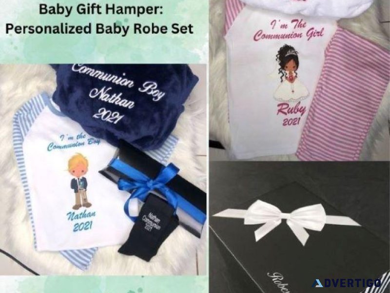 Baby Gift Hamper Personalized Baby Robe Set  Robes4you