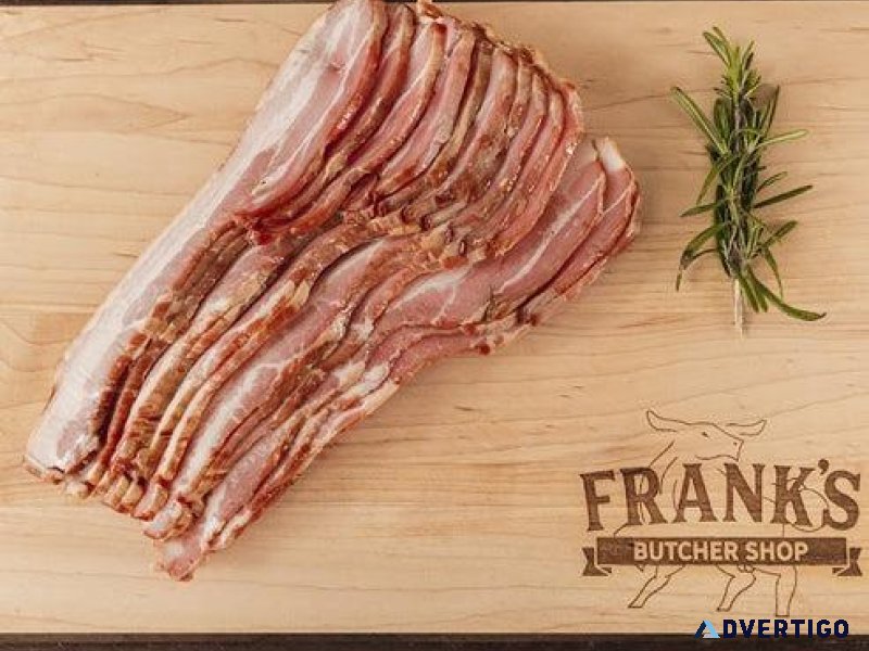 Buy Delicious Cooked Pork Bacon &ndash Frank s Butcher Shop