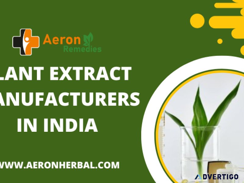 Best plant extract manufacturers in india