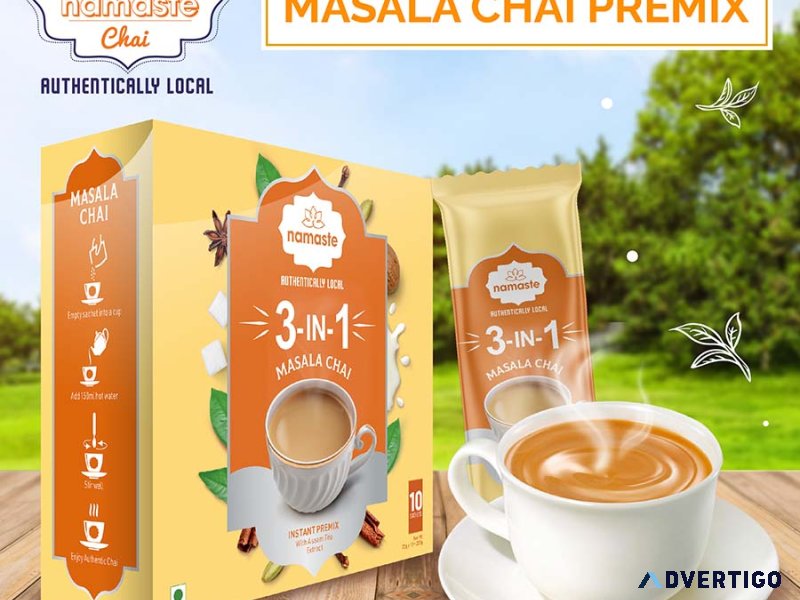 Experience the richness of masala chai with namaste chai