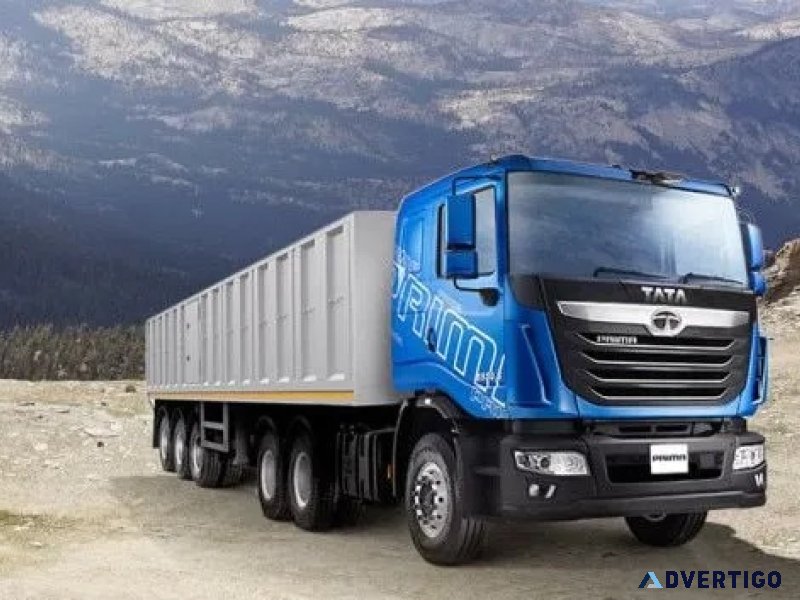 Tata prima trucks for transport construction materials