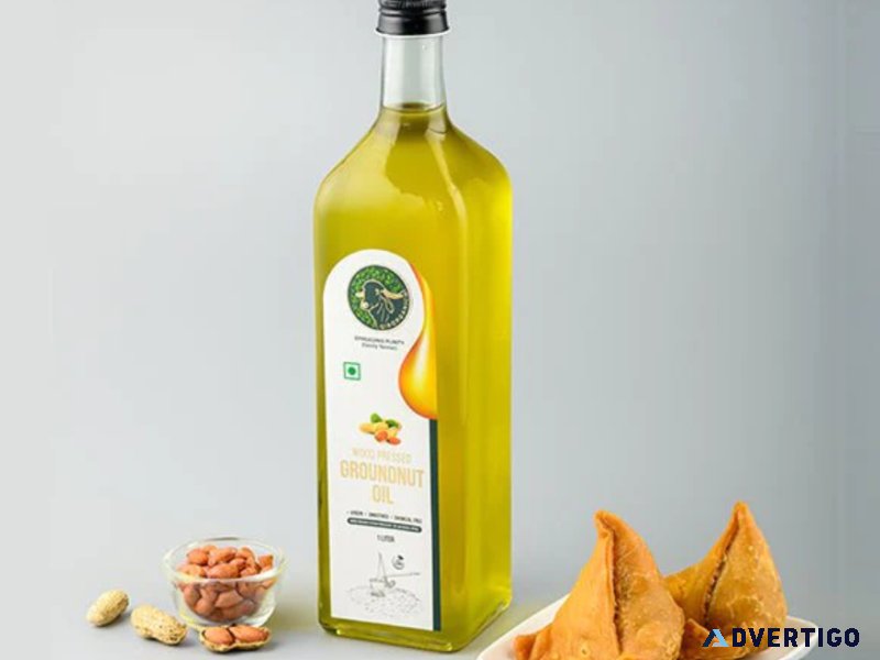 Get nutritional richness with wood pressed groundnut oil