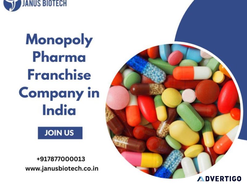 Monopoly pharma franchise company in india