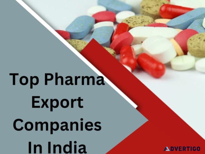 Export of pharmaceutical products from india