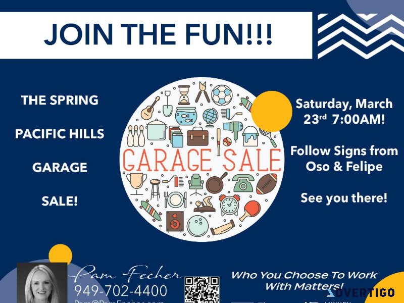 2024 PACIFIC HILLS SPRING GARAGE SALE