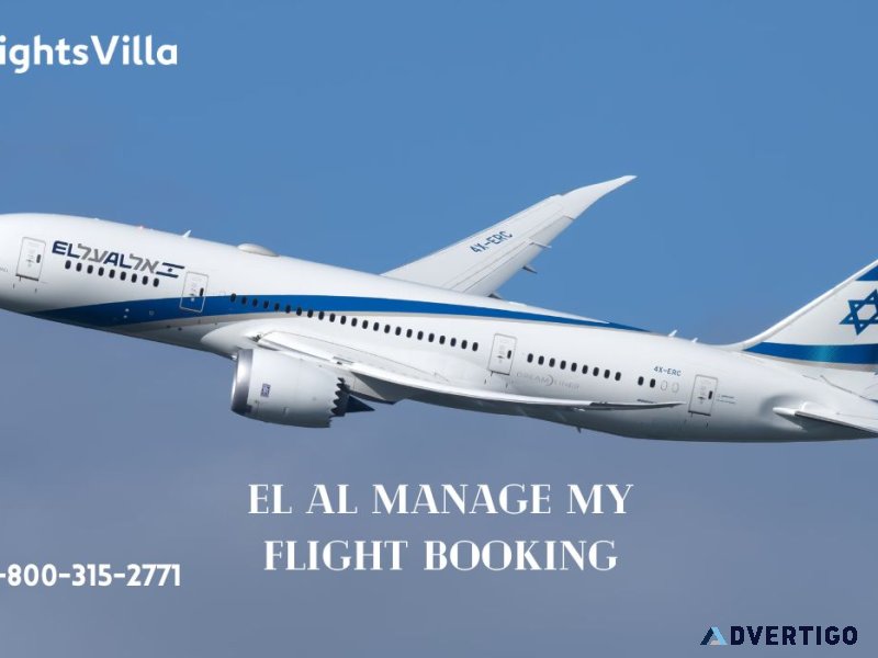 I manage my flight booking on el al